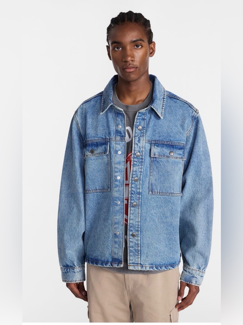 No Boundaries Men’s Denim Jacket